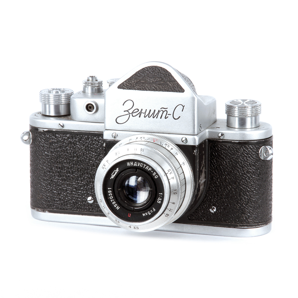 Пленочный зеркальный фотоаппарат ЗЕНИТ-С с объективом Индустар-50 50mm ...