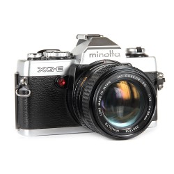 Minolta XG-E + MC Rokkor-PG 50mm/1,4
